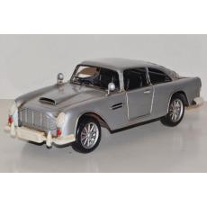 Nostalgisches handgefertigtes Blechmodell Aston Martin 007 Silber Deko