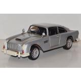 Nostalgisches handgefertigtes Blechmodell Aston Martin 007 Silber Deko