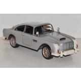 Nostalgisches handgefertigtes Blechmodell Aston Martin 007 Silber Deko