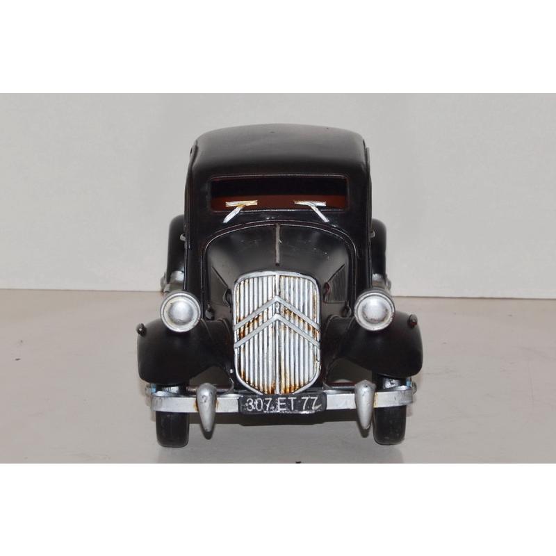 Nostalgisches Citroën Blechmodell Gangster-Limousine handgefertigt 30 cm