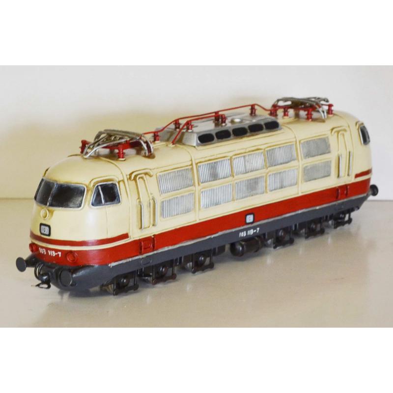 Modèle locomotive BR 103 Modèle en tôle nostalgique E-Lok Deutsche Bundesbahn, fait main