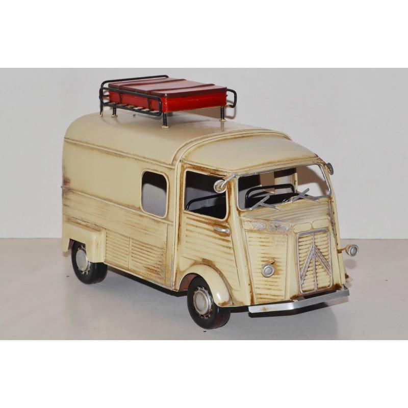 Nostalgisches Blechmodell Citroën Typ H Kastenwagen Handarbeit 34 cm