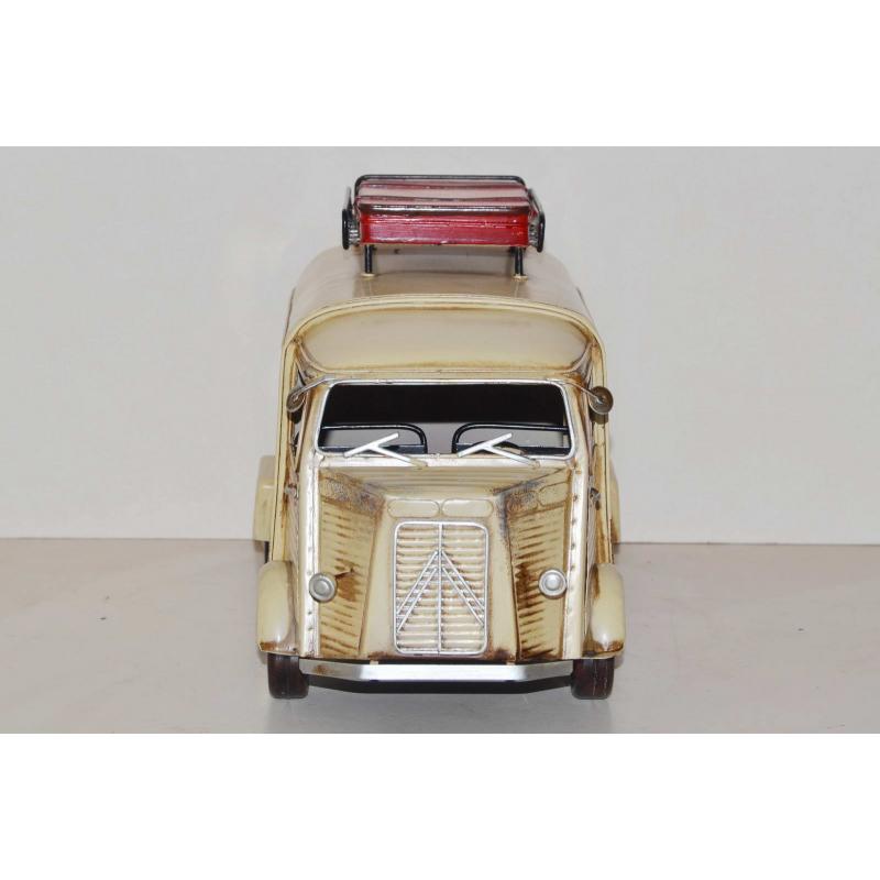 Nostalgisches Blechmodell Citroën Typ H Kastenwagen Handarbeit 34 cm