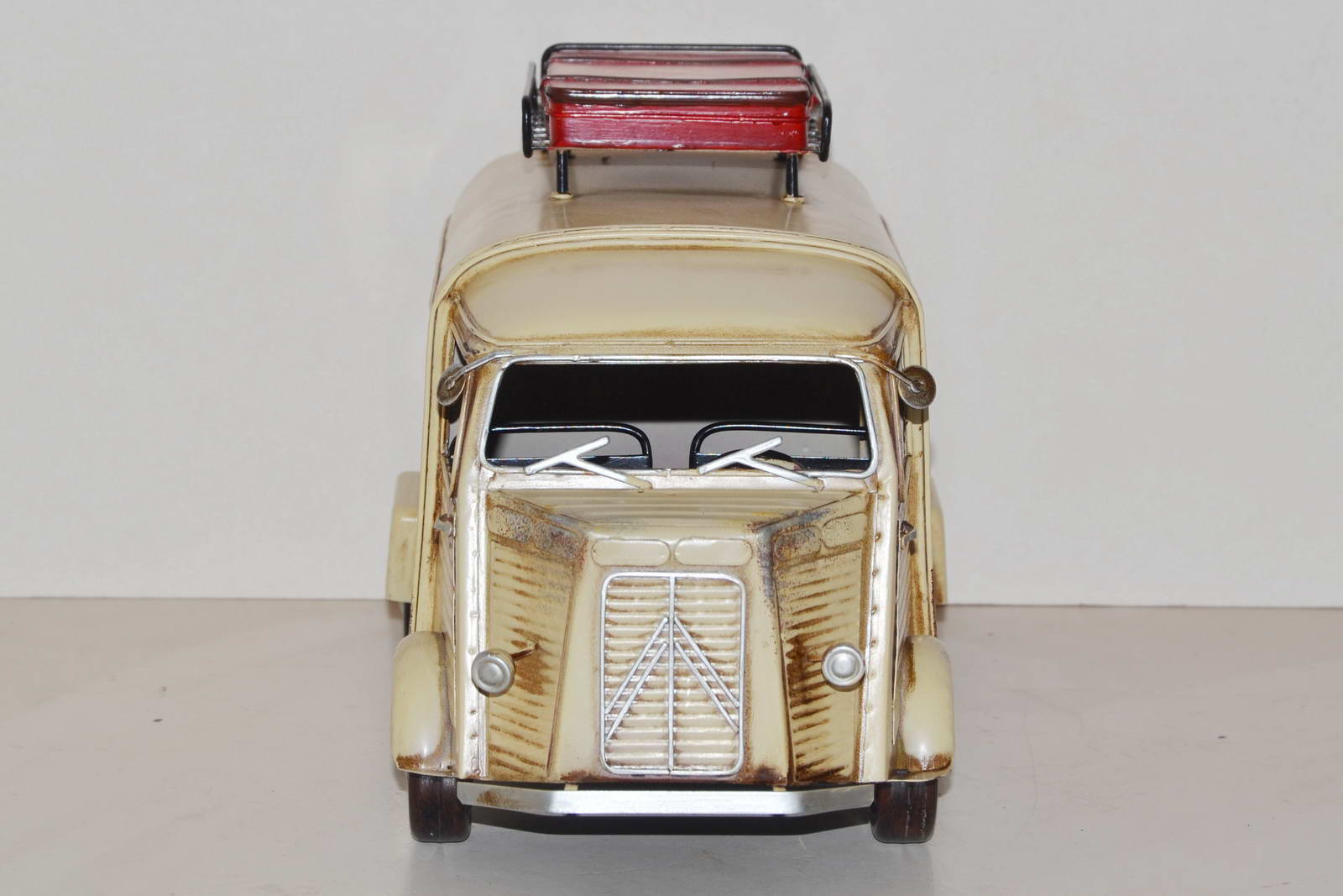 Nostalgisches Blechmodell Citroën Typ H Kastenwagen Handarbeit 34 cm