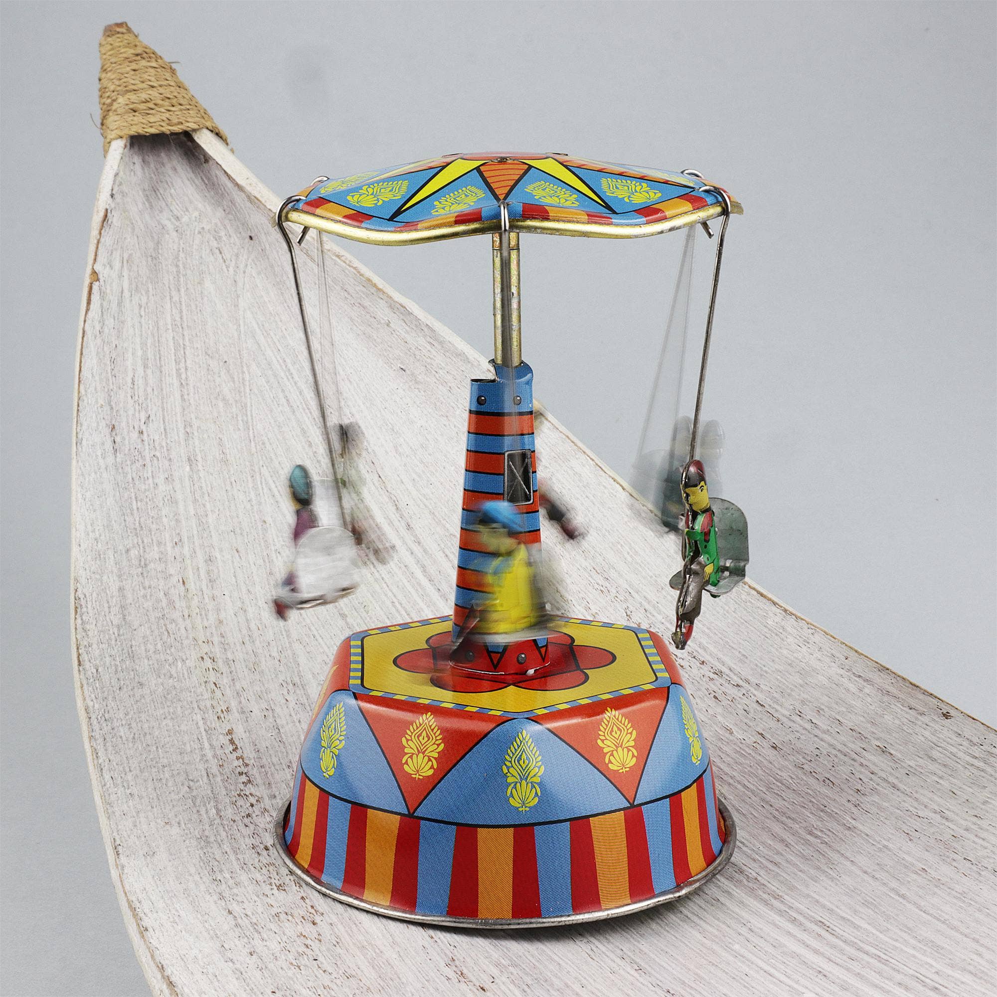 Blech-Karussell Spieluhr 'La Vie en Rose' Musikalische Spieluhr