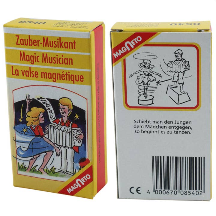 Magnetic Dance Doll Set — Retro Musician and Dancing Figurine