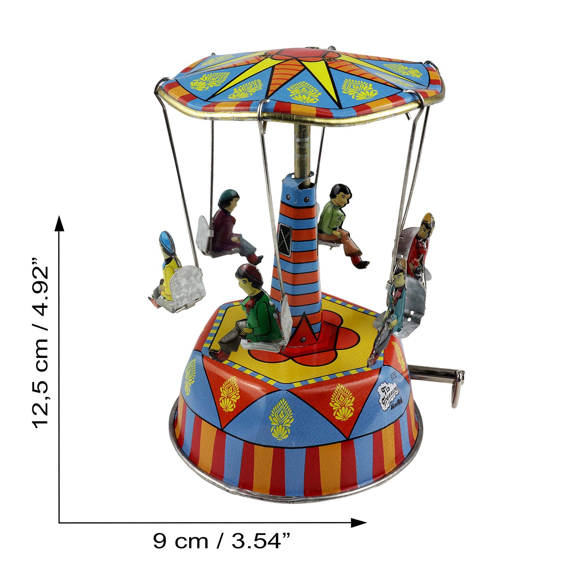 Blech-Karussell Spieluhr 'La Vie en Rose' Musikalische Spieluhr