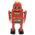 Retro red tin robot mini collectible 1.7 x 2.5 x 4.8 cm metal painted details
